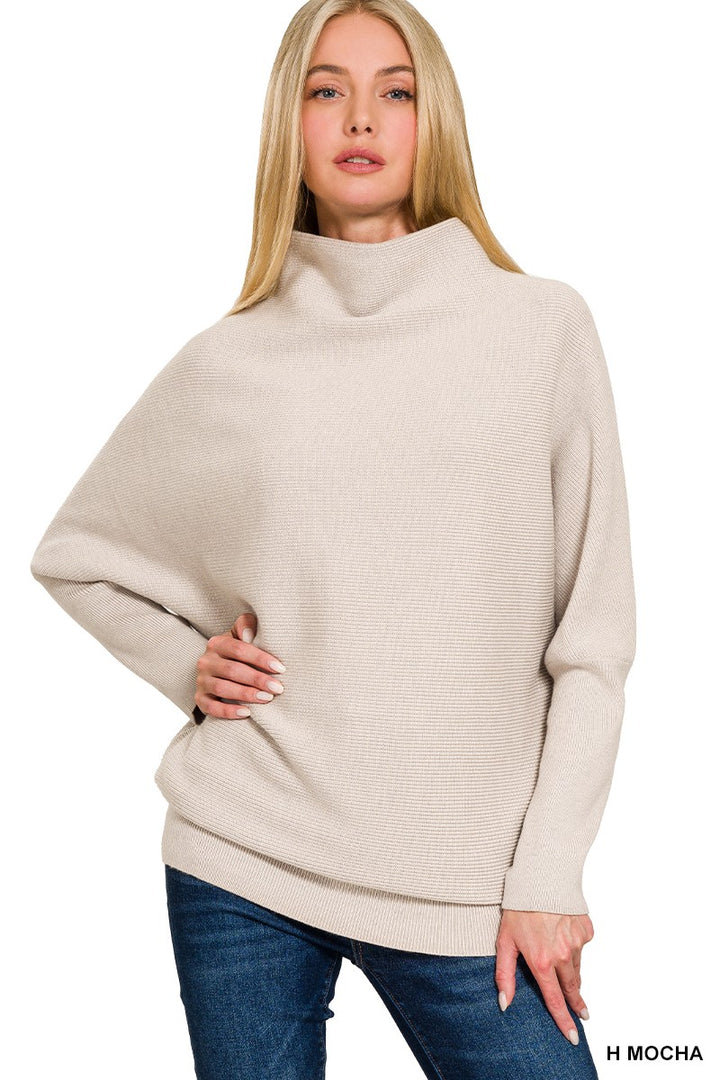 Dolmann Mock Neck Sweater