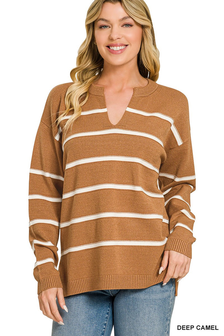 Allison Stripe Sweater