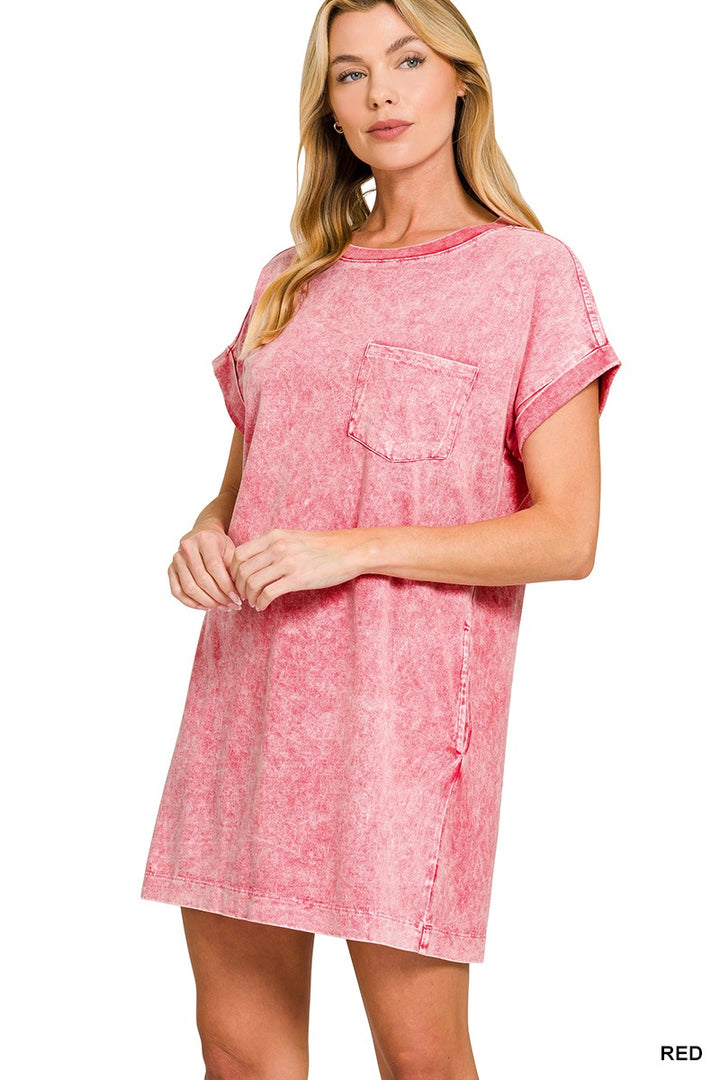 Bella Acid Washed Dress