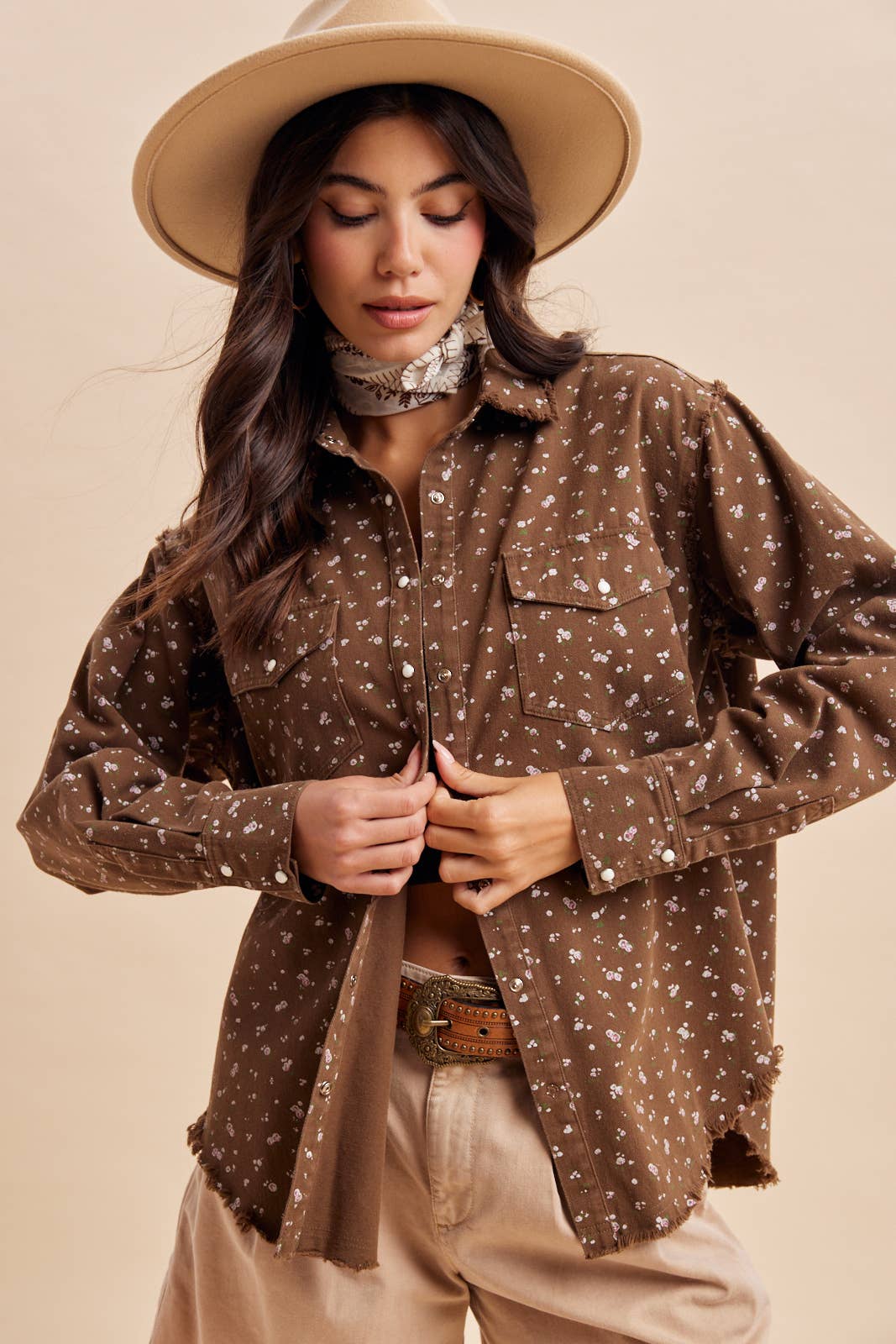 Floral Shacket