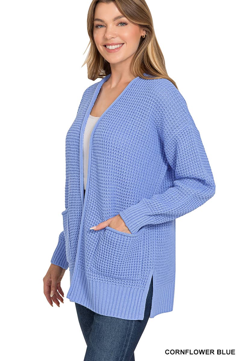 Millie Waffle Cardigan
