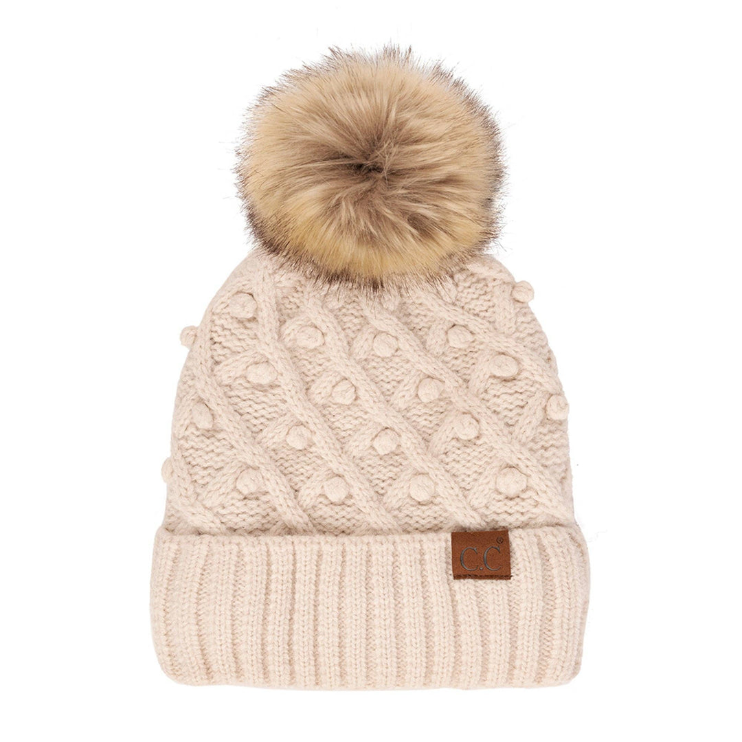 CC Crafted Pom Detail Beanie