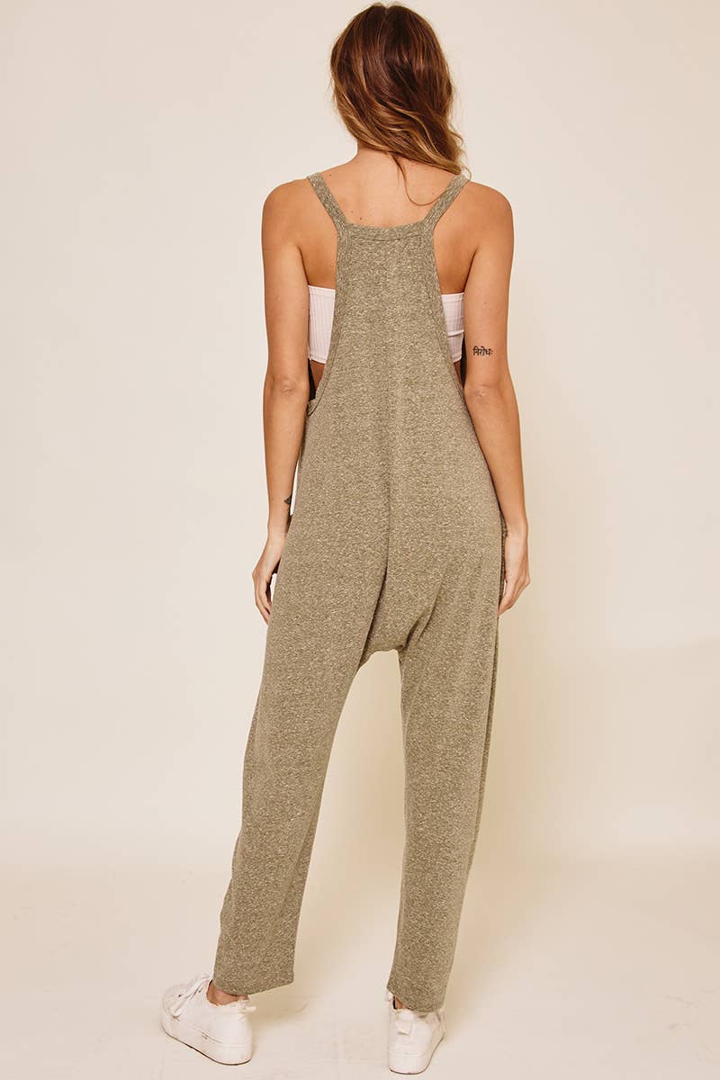 Harlem Solid Jumpsuit with Pockets