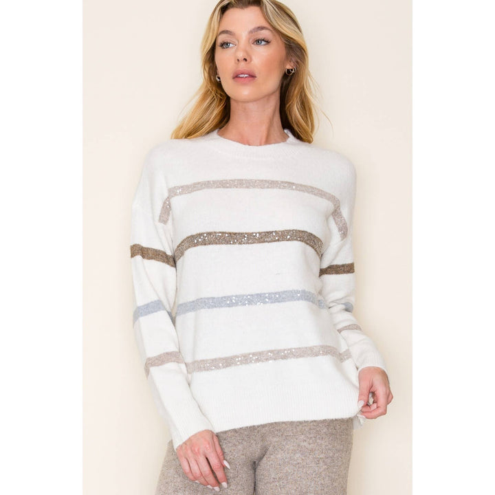 Becky Striped Pullover Sweater