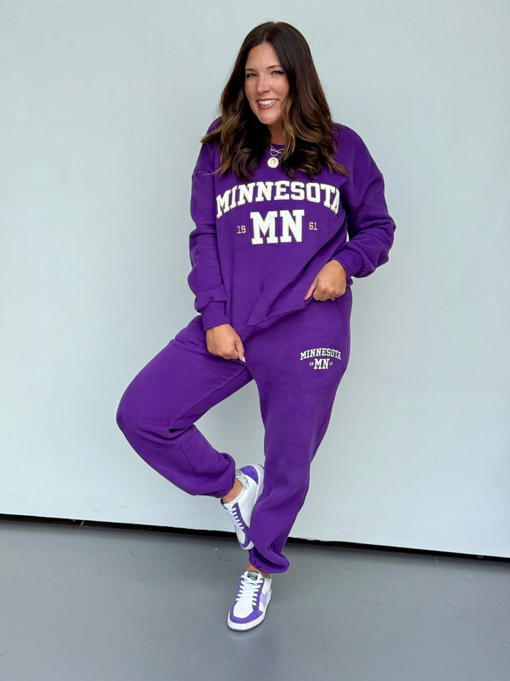 Minnesota Embroidered Sweatpants