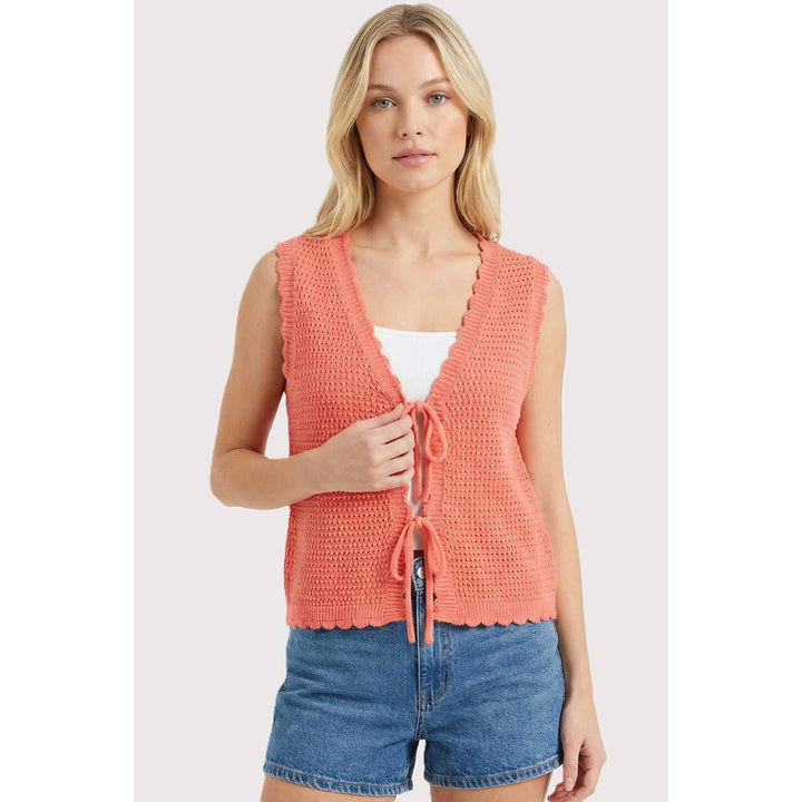 Caroline Bow Tie Sweater