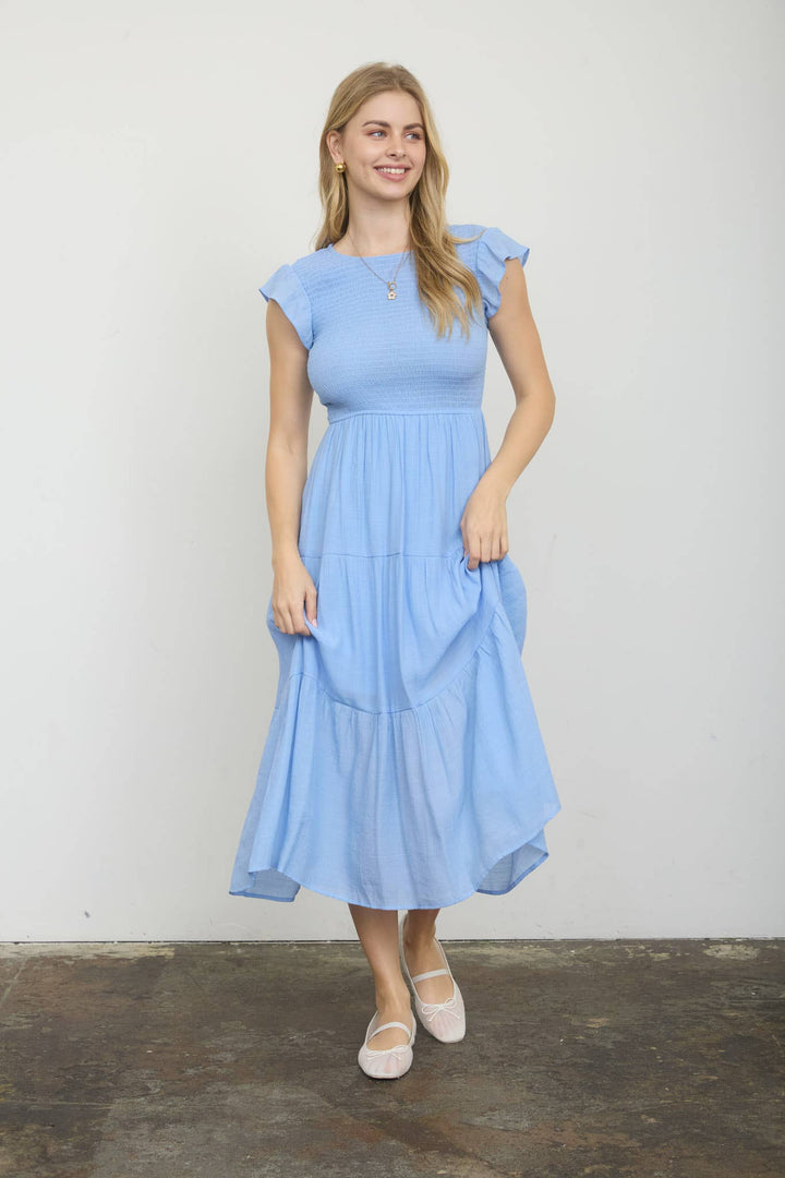 Bella Smocked Tiered Dress