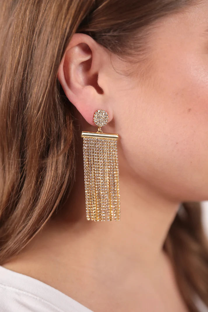 Big Entrance Rhinestone Earrings