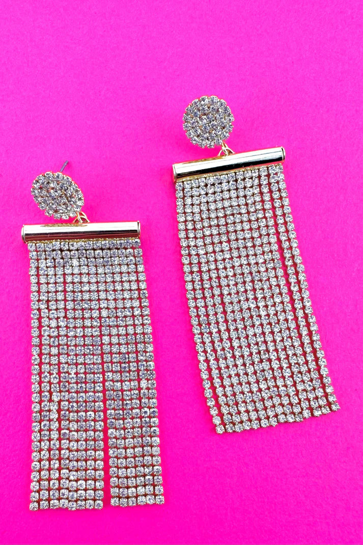 Big Entrance Rhinestone Earrings