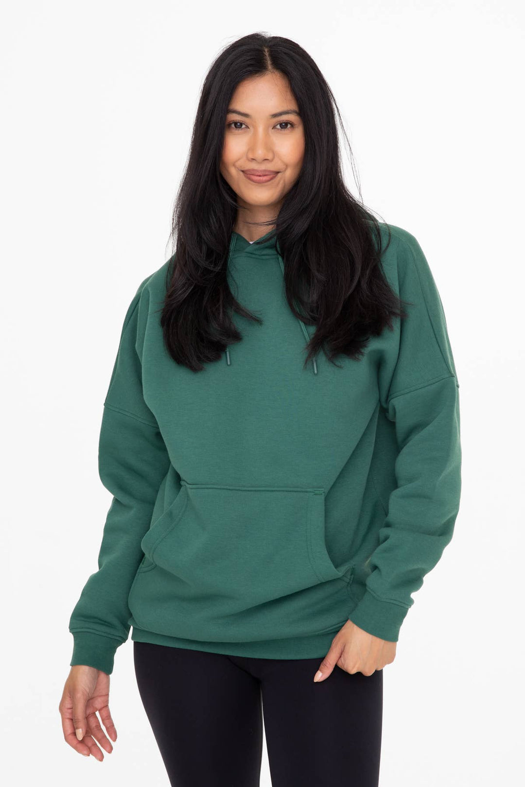 Longline Fleece Hoodie