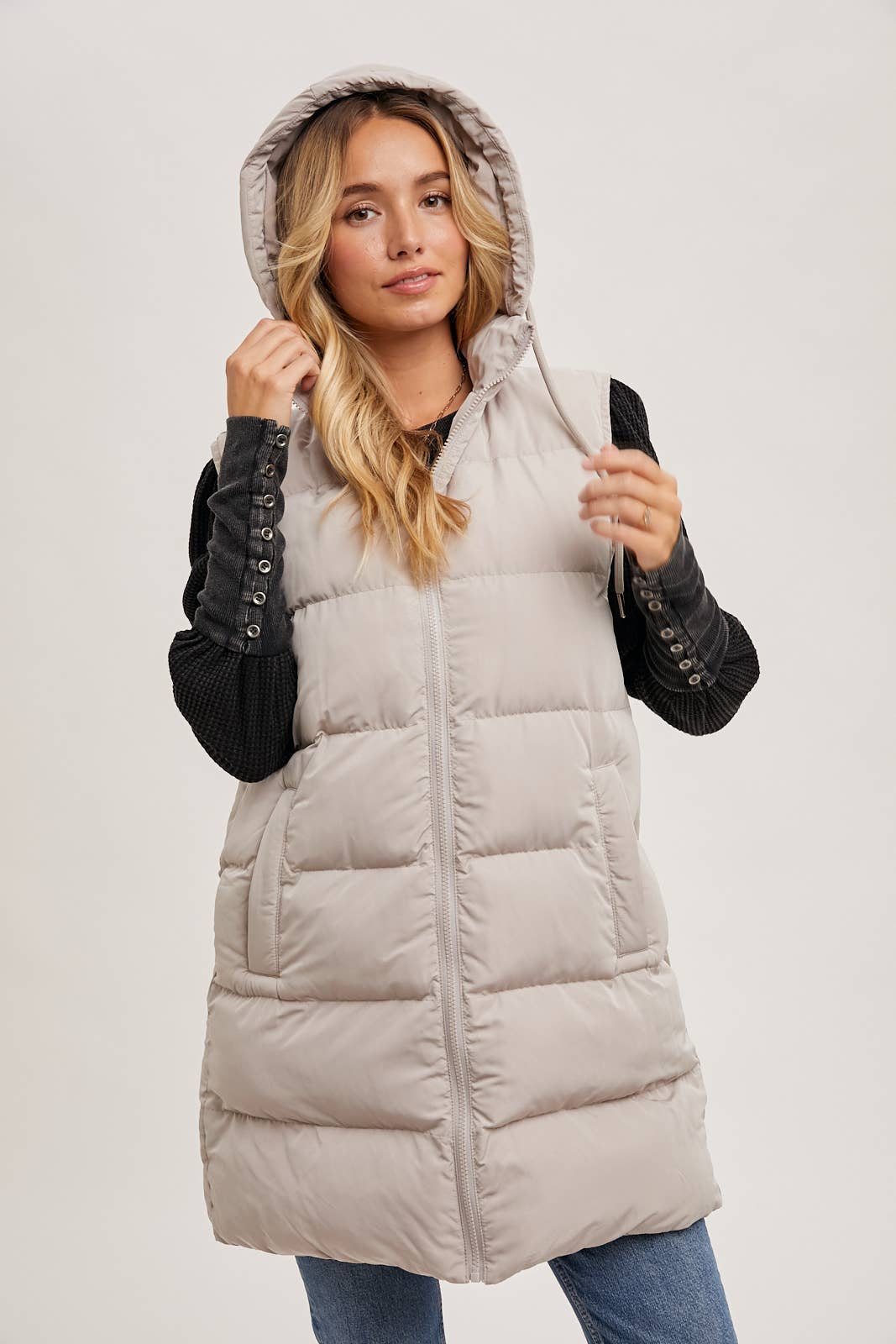 Margo Longline Puffer Vest