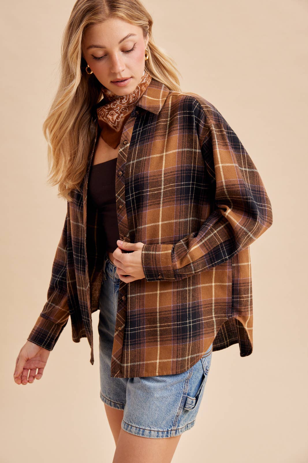 Tartan Plaid Button Down