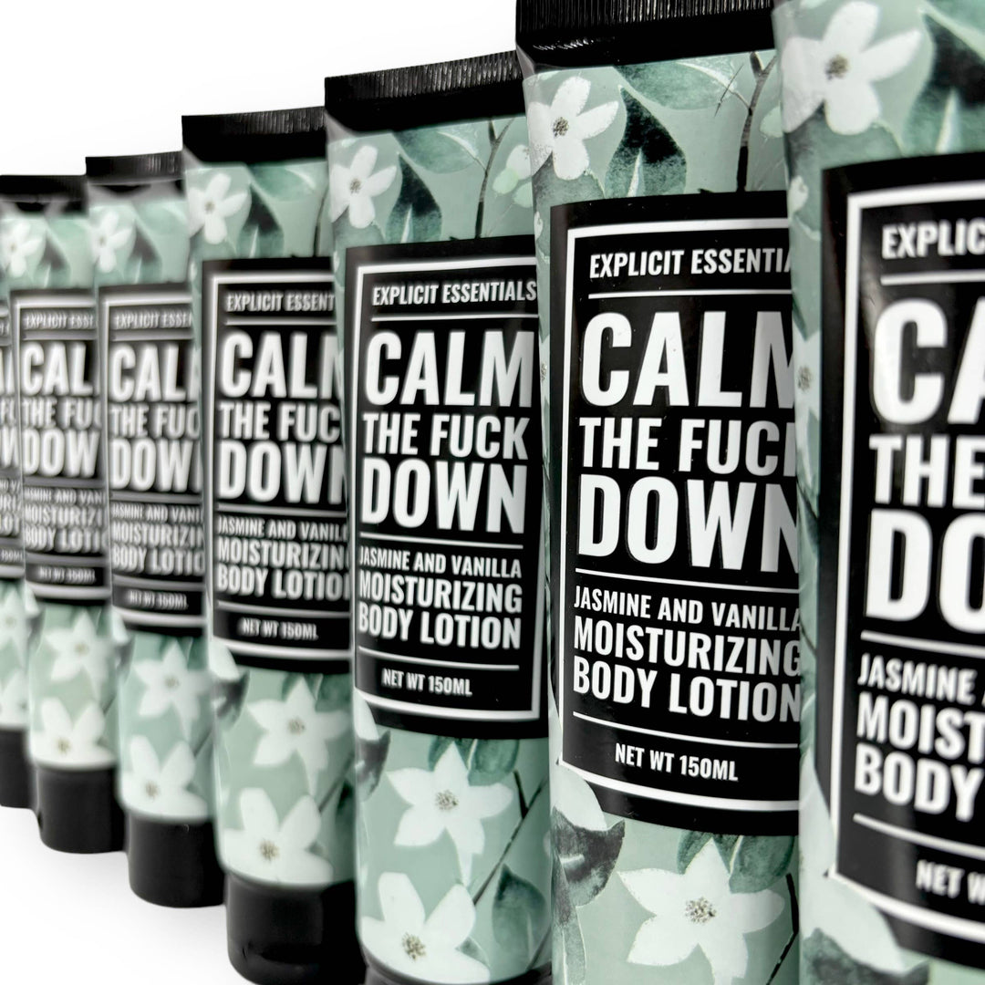 Calm The Fuck Down Body Lotion, Relaxation Gift, Impulse Buy