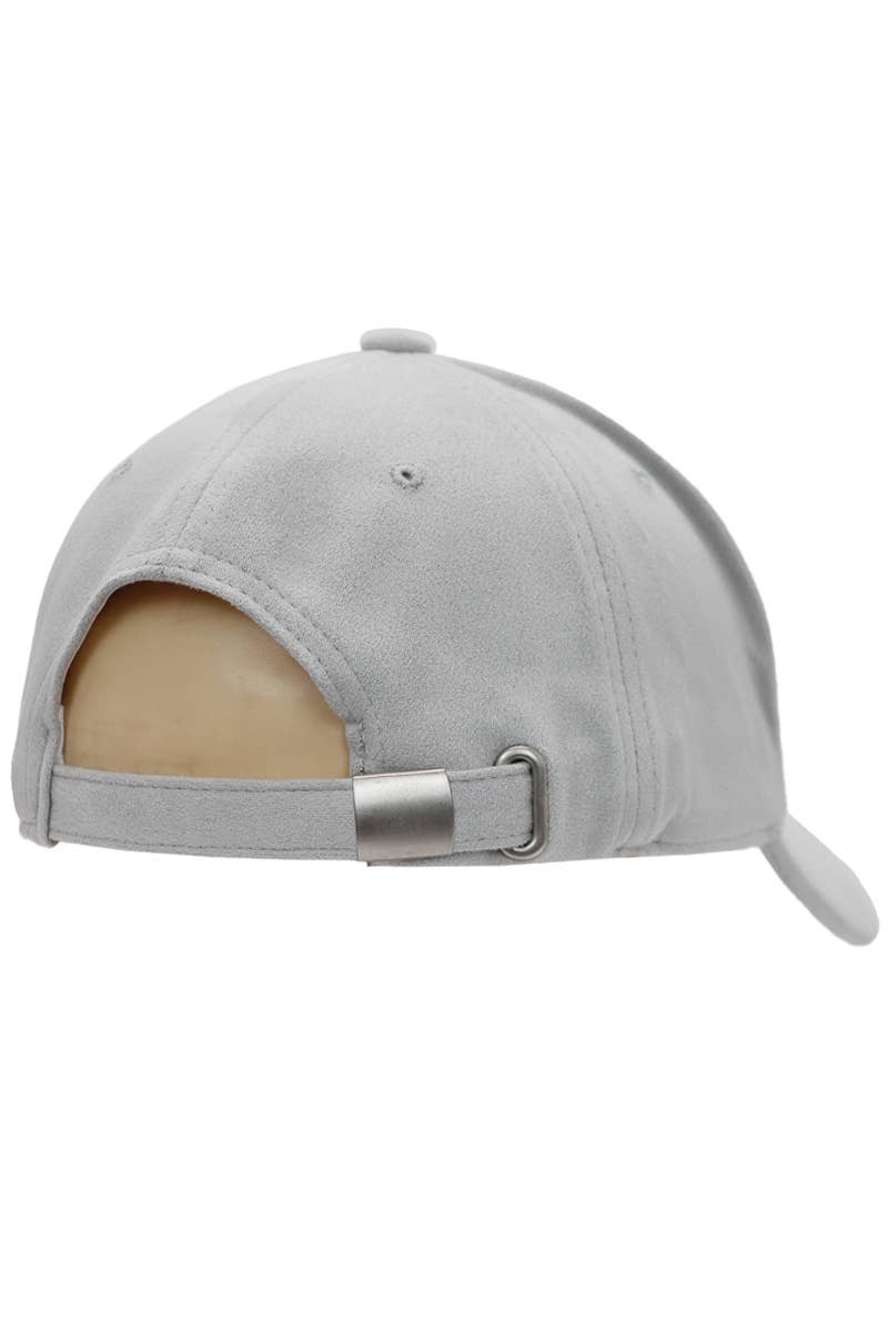 Suede Baseball Cap