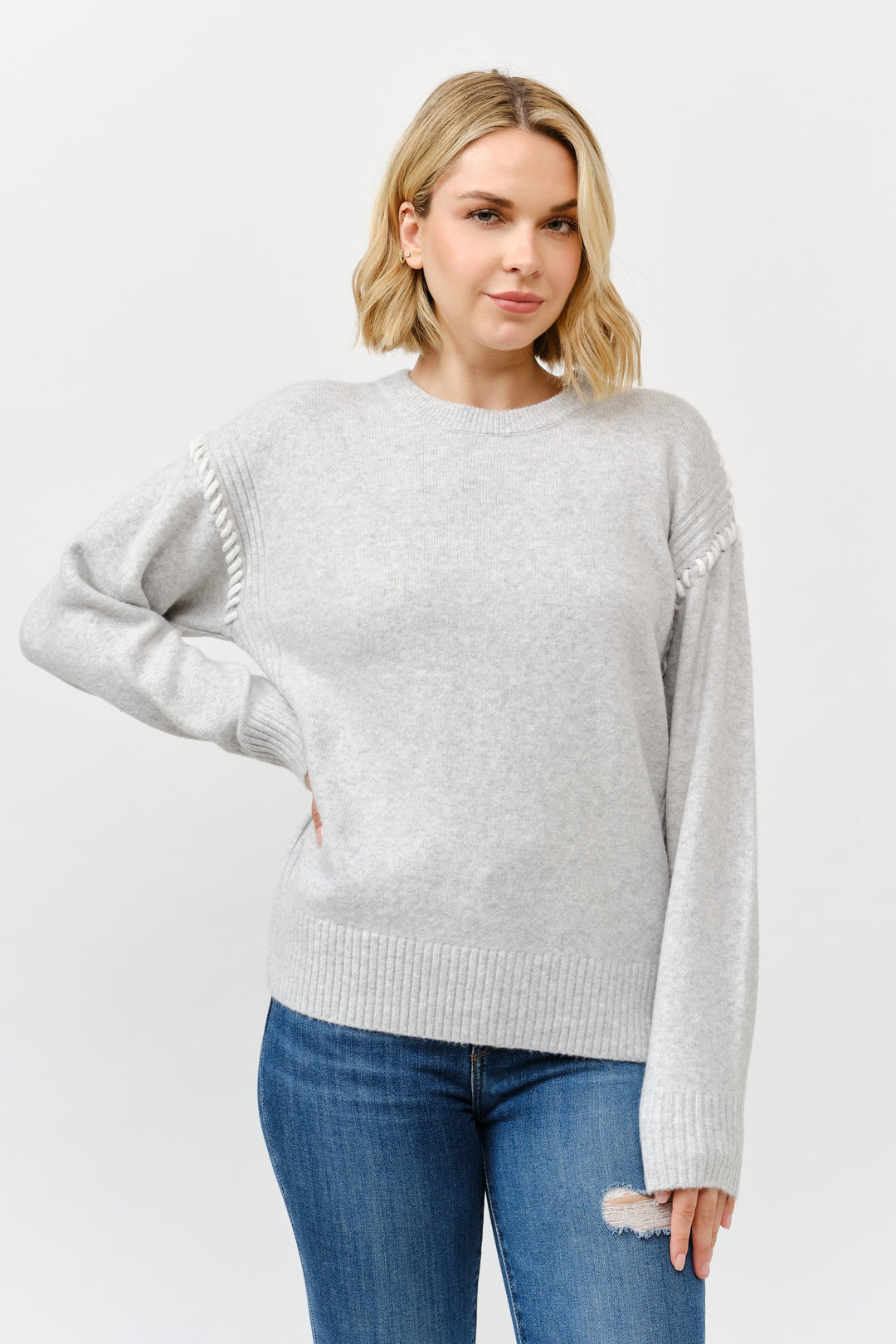 Elevated Stitch Detail Sweater