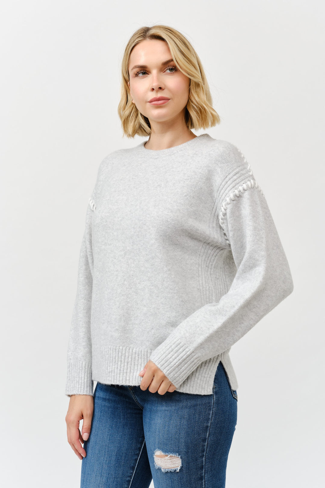 Elevated Stitch Detail Sweater
