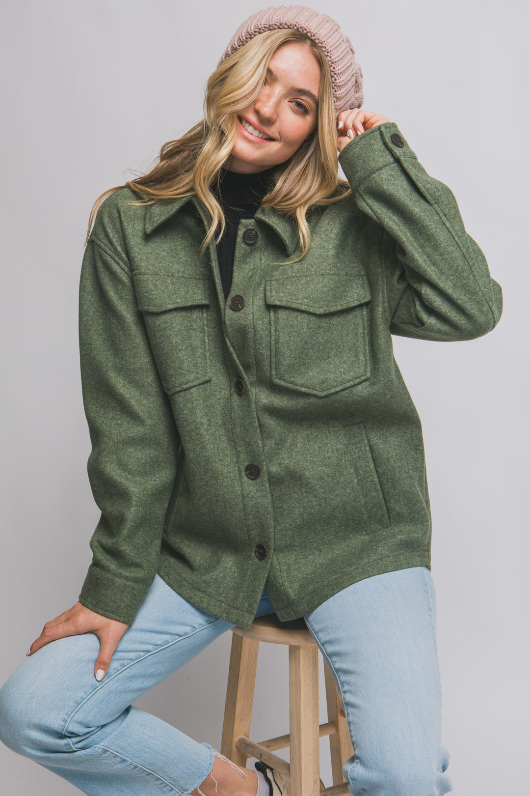 Ella Button Up Shacket
