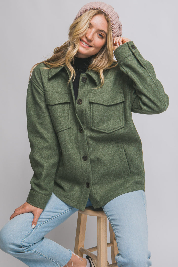 Ella Button Up Shacket