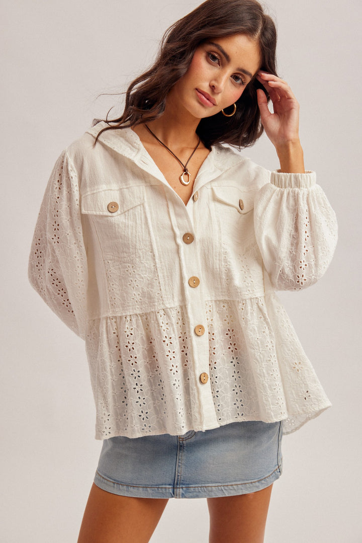 Shania Eyelet Jacket