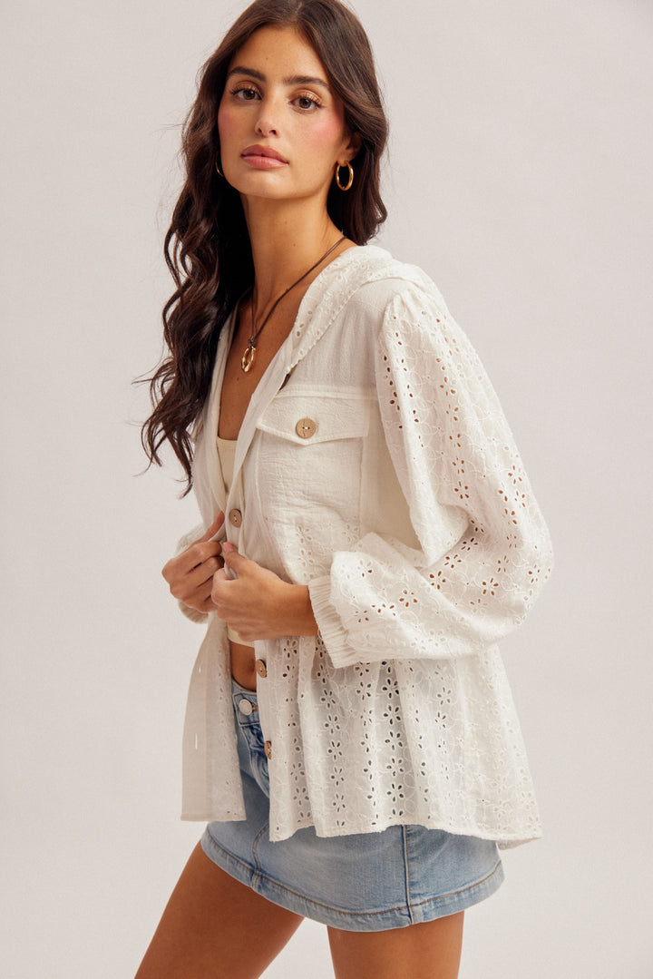 Shania Eyelet Jacket