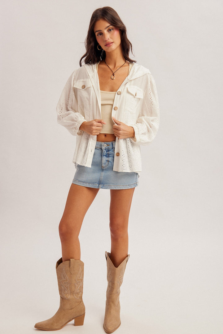 Shania Eyelet Jacket