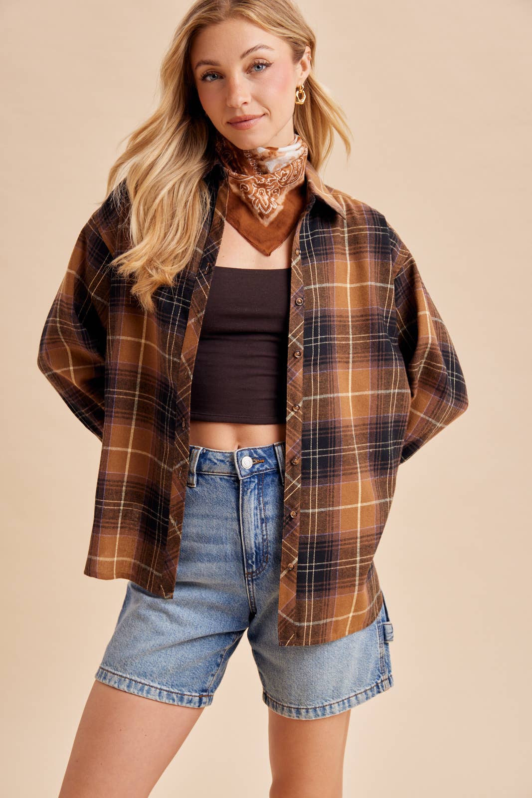 Tartan Plaid Button Down