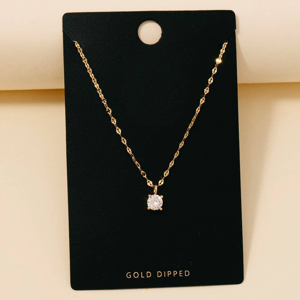 Gem Pendant Necklace