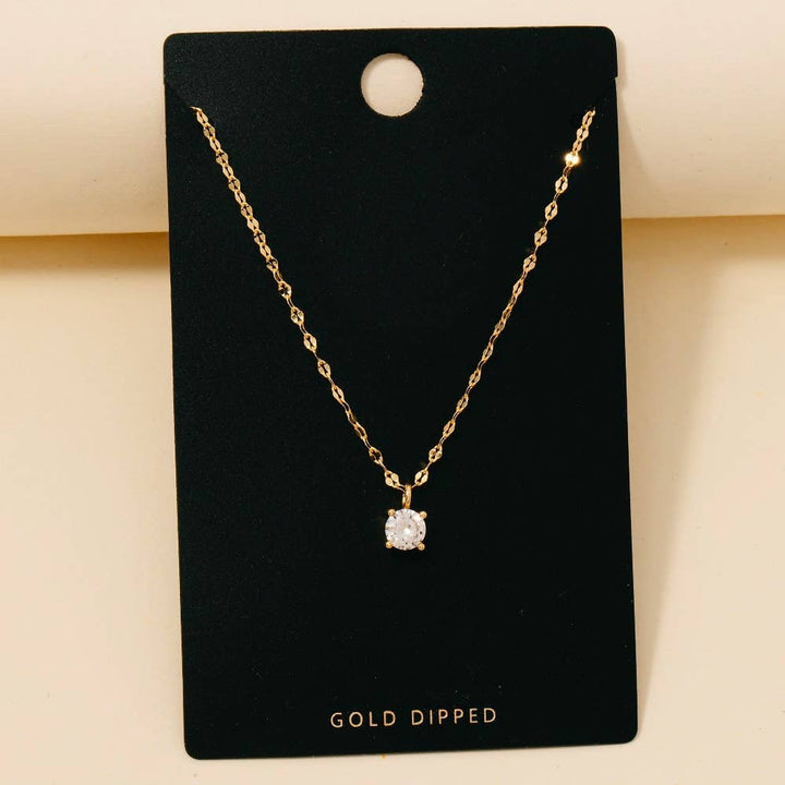 Gem Pendant Necklace