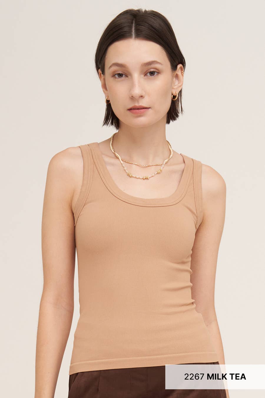 NS8216 - Reversible Ribbed Tank Top