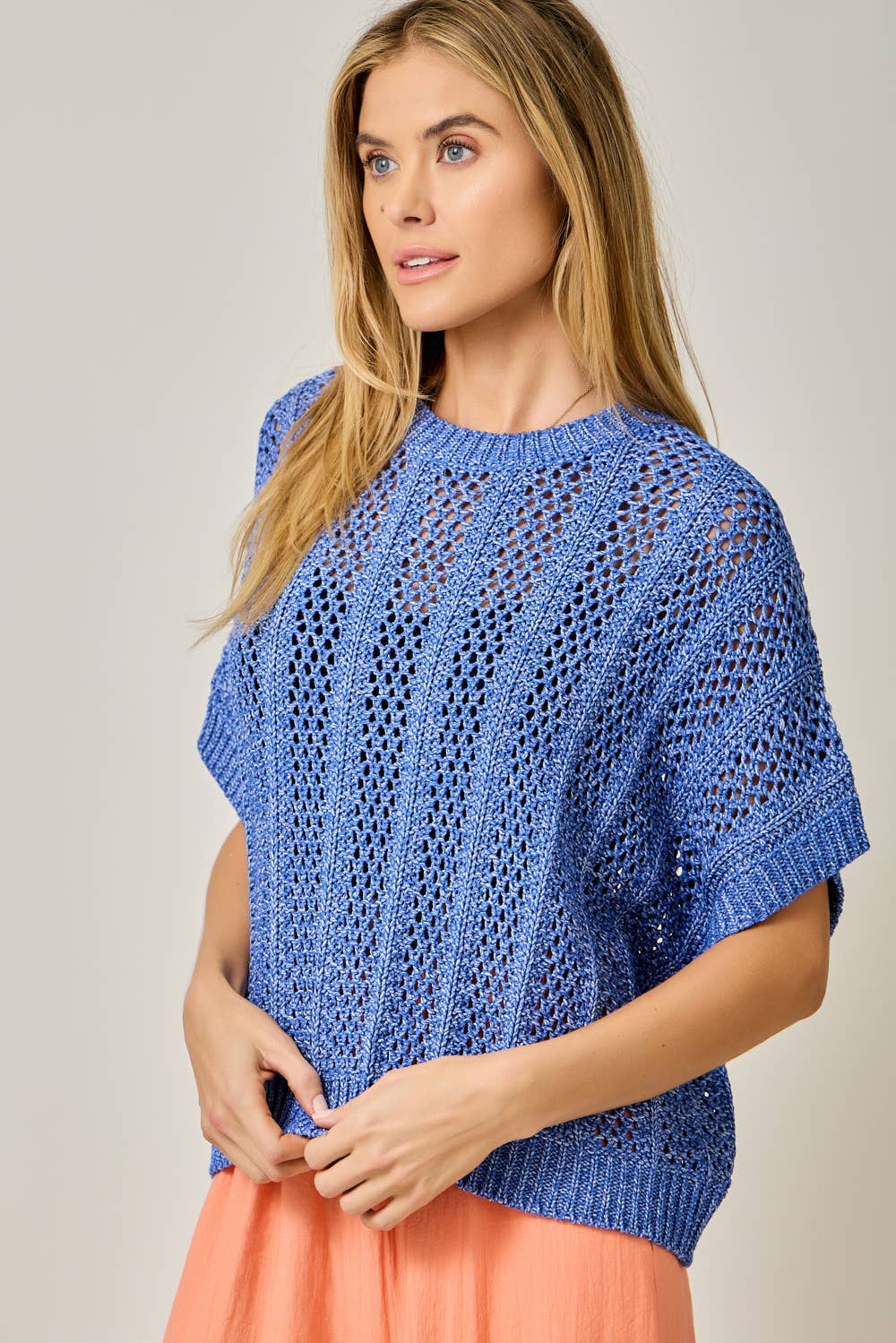 Lainey Crochet Dolman Sweater