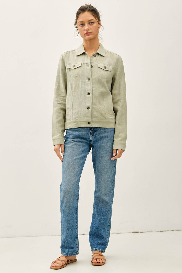 Shelby Lightweight Button Up Jacket