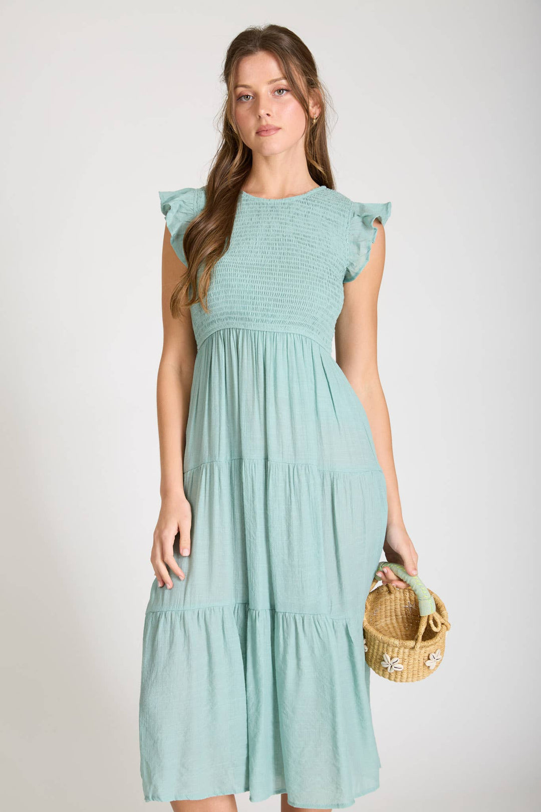 Bella Smocked Tiered Dress