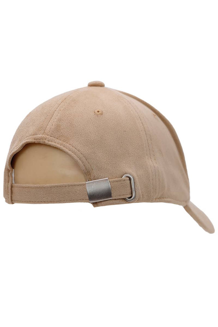 Suede Baseball Cap