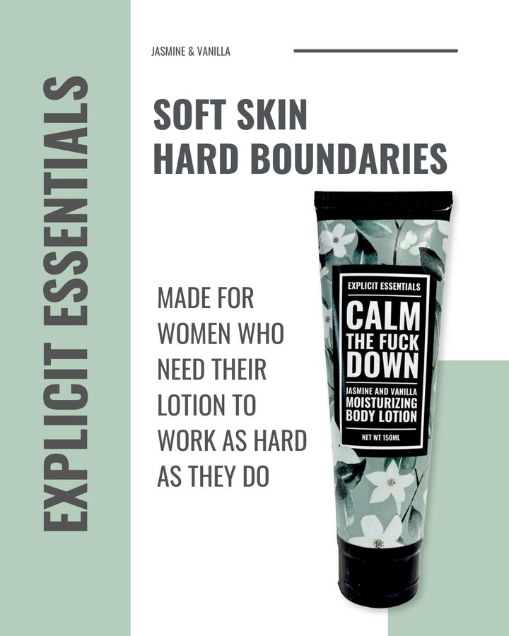 Calm The Fuck Down Body Lotion, Relaxation Gift, Impulse Buy