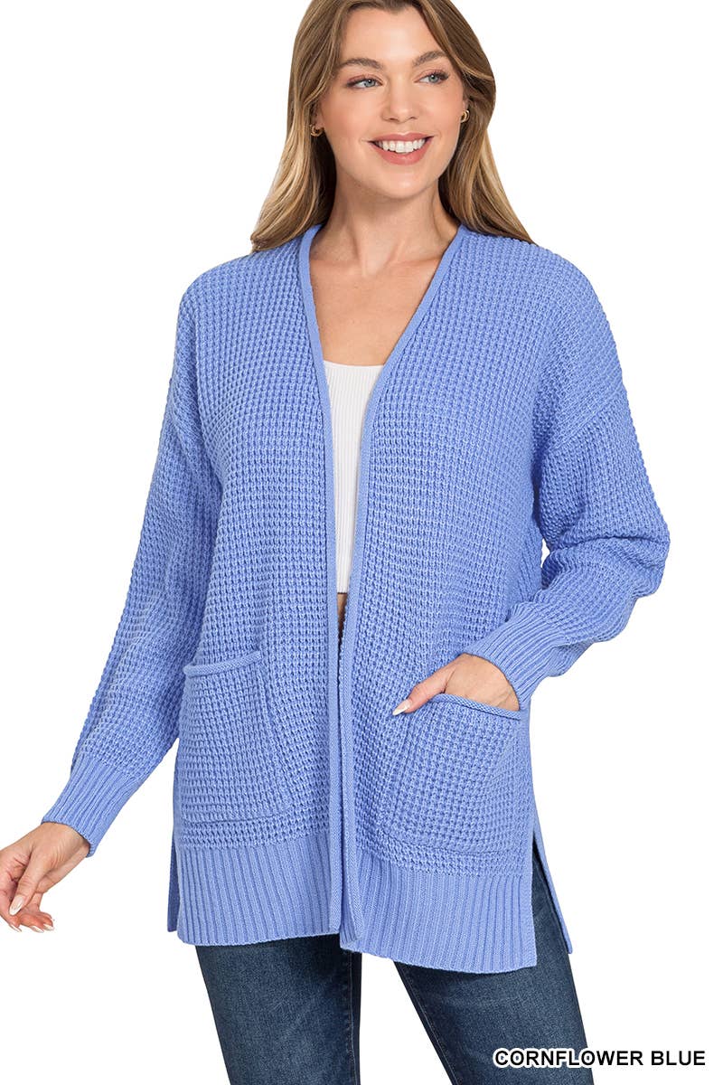 Millie Waffle Cardigan