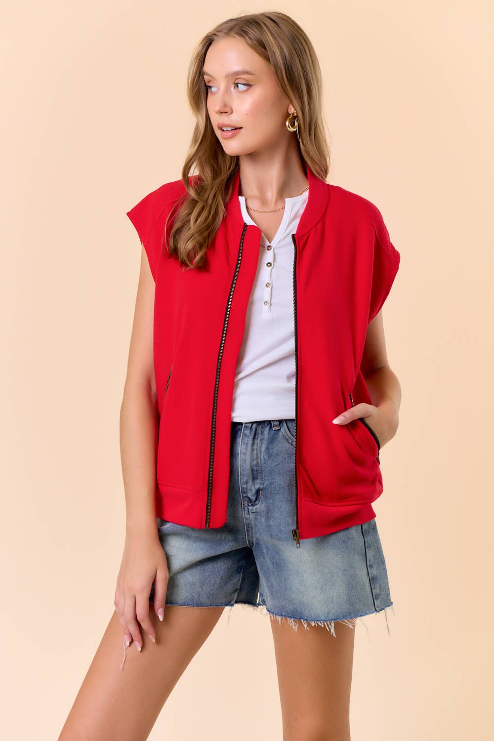 Holli Zip Up Vest