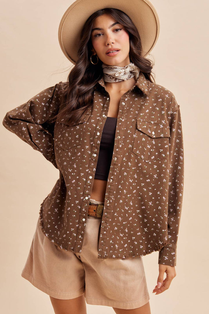 Floral Shacket