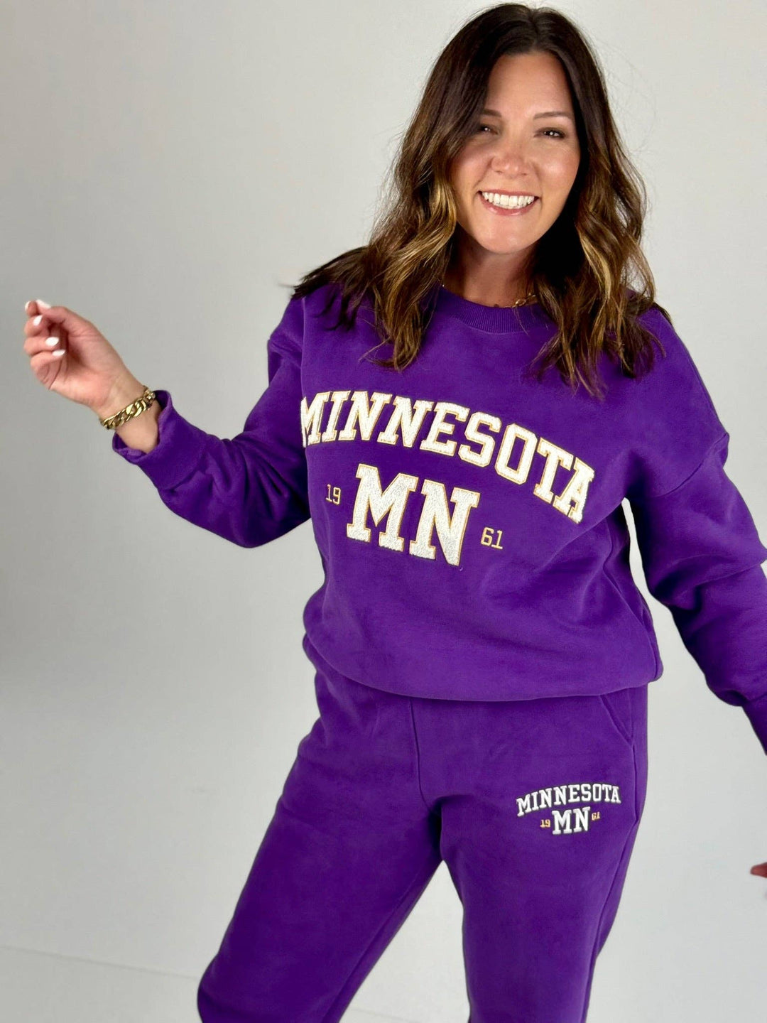 Minnesota Chenille Embroidered Sweatshirt