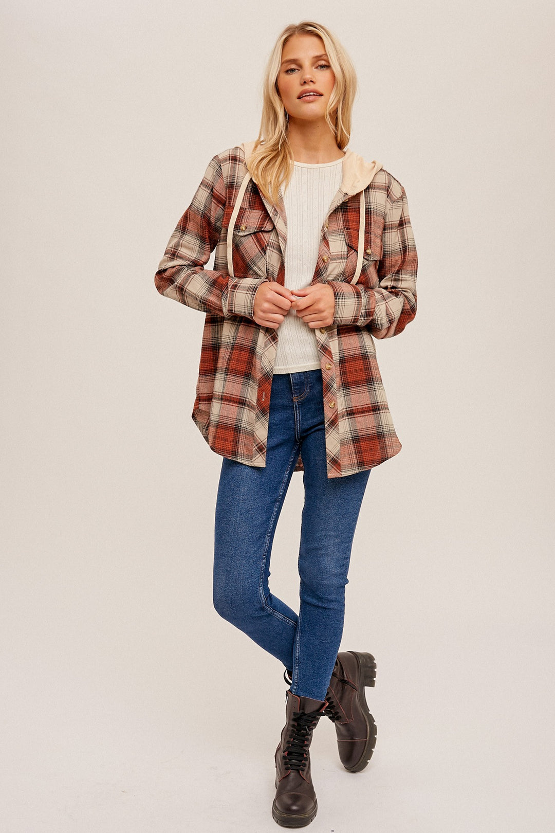 Rust Plaid Flannel