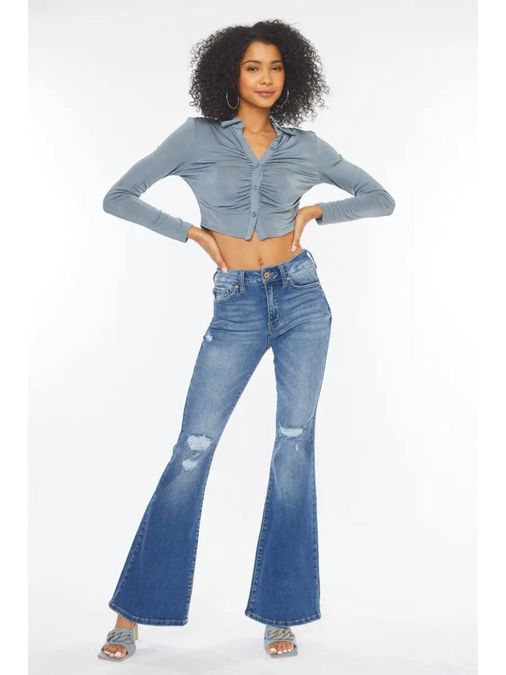 Tasha Denim Flares