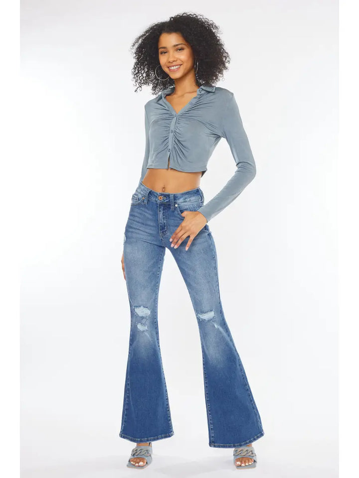 Tasha Denim Flares