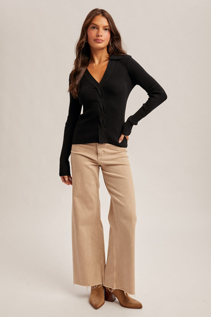 Jessi Front Twist Top