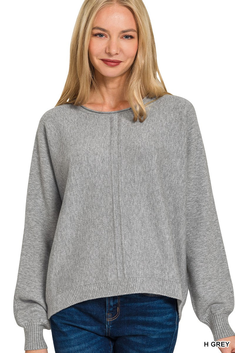 Gia Front Seam Sweater