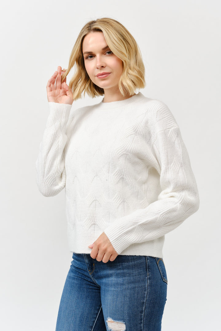 Grace Wave Knit Sweater