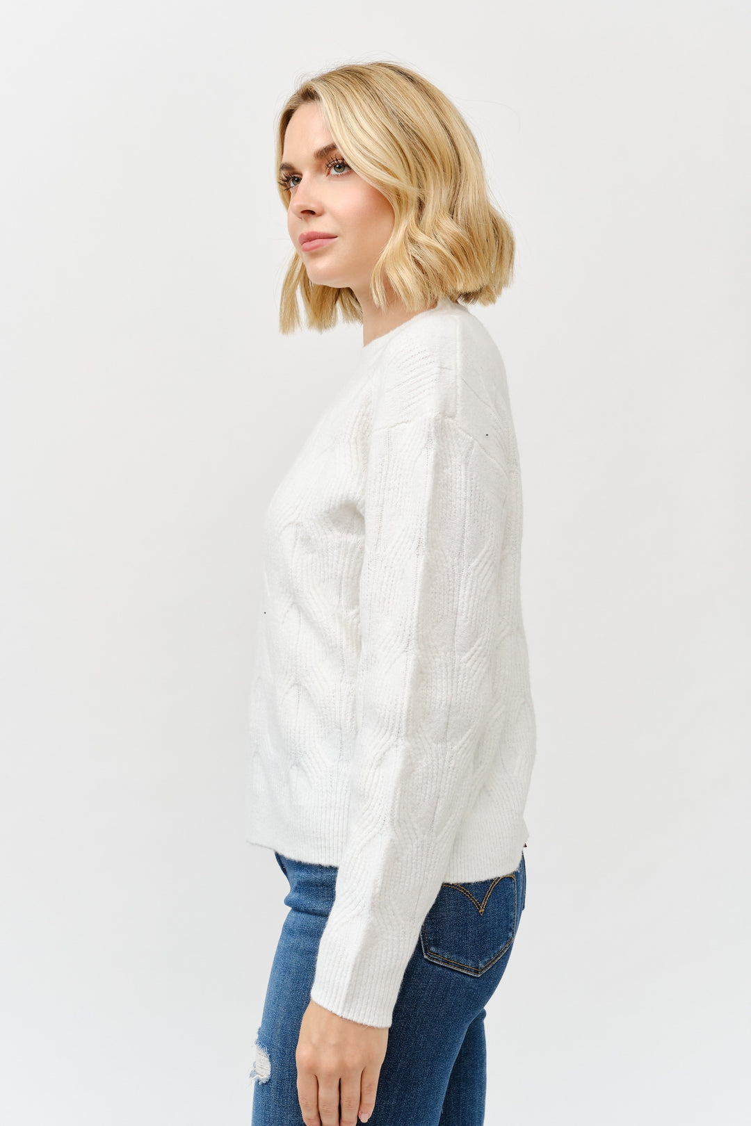 Grace Wave Knit Sweater