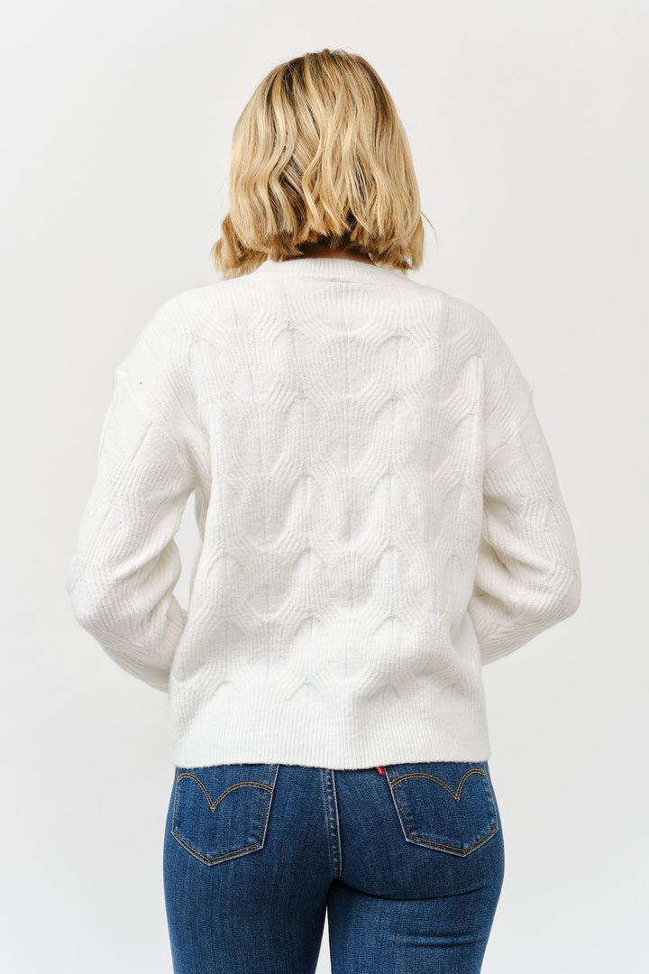 Grace Wave Knit Sweater