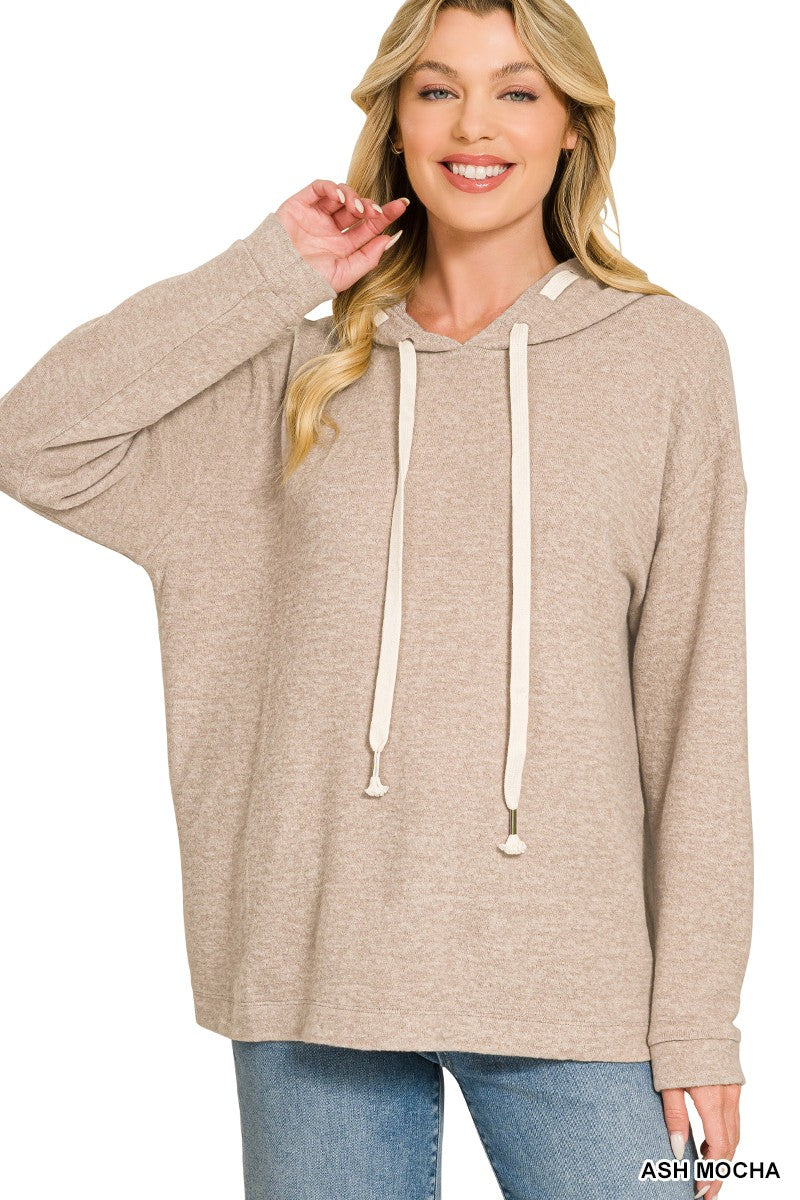 Soft Brushed Hacci Hoodie