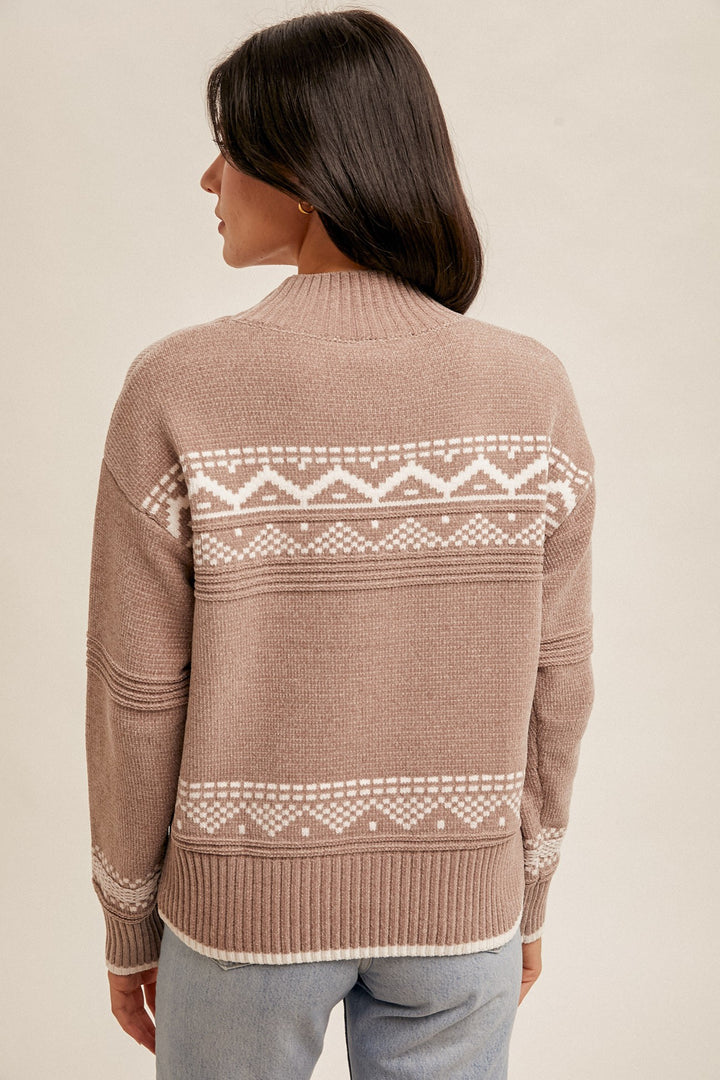 Haven Rae Mock Neck Sweater