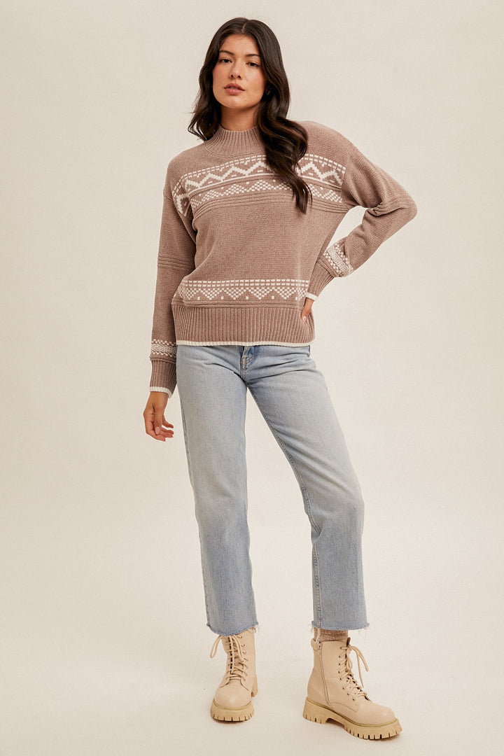 Haven Rae Mock Neck Sweater