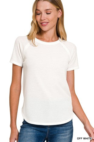 Baby Waffle Short Sleeve Top